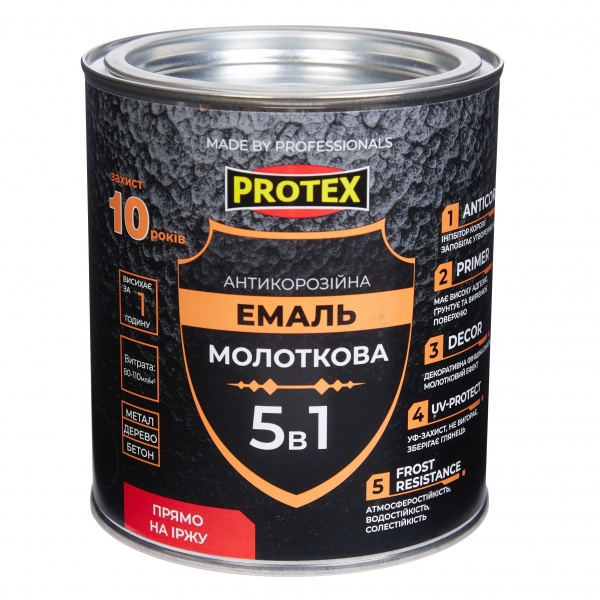 Емаль Protex молоткова Hammer Line бронза шовковистий глянець 0,75 кг